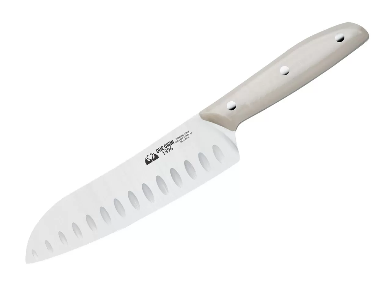 Due Cigni Santokumesser<1896 Santoku Pom Weis