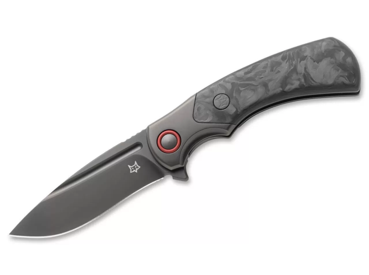 Fox Knives 40° Anniversary Knife Marble Carbon Titan Black Shop