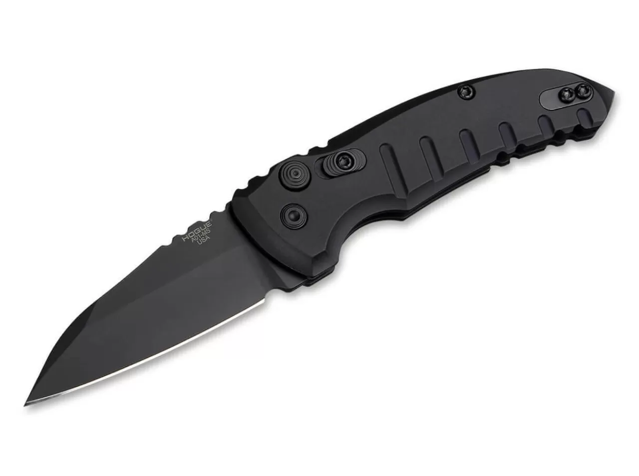 Hogue A01 Microswitch Wharncliffe All Black Best Sale