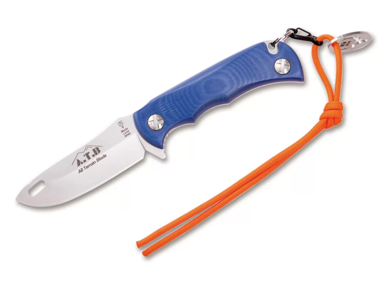 Muela Outdoormesser<All Terrain Blade Blue