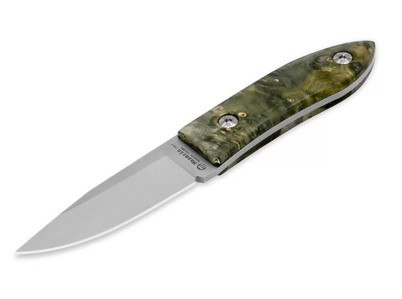 Maserin Edc-Messer<Am22 Poplar Burl Green