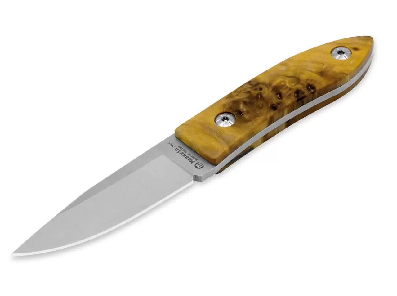 Maserin Edc-Messer<Am22 Poplar Burl Natural