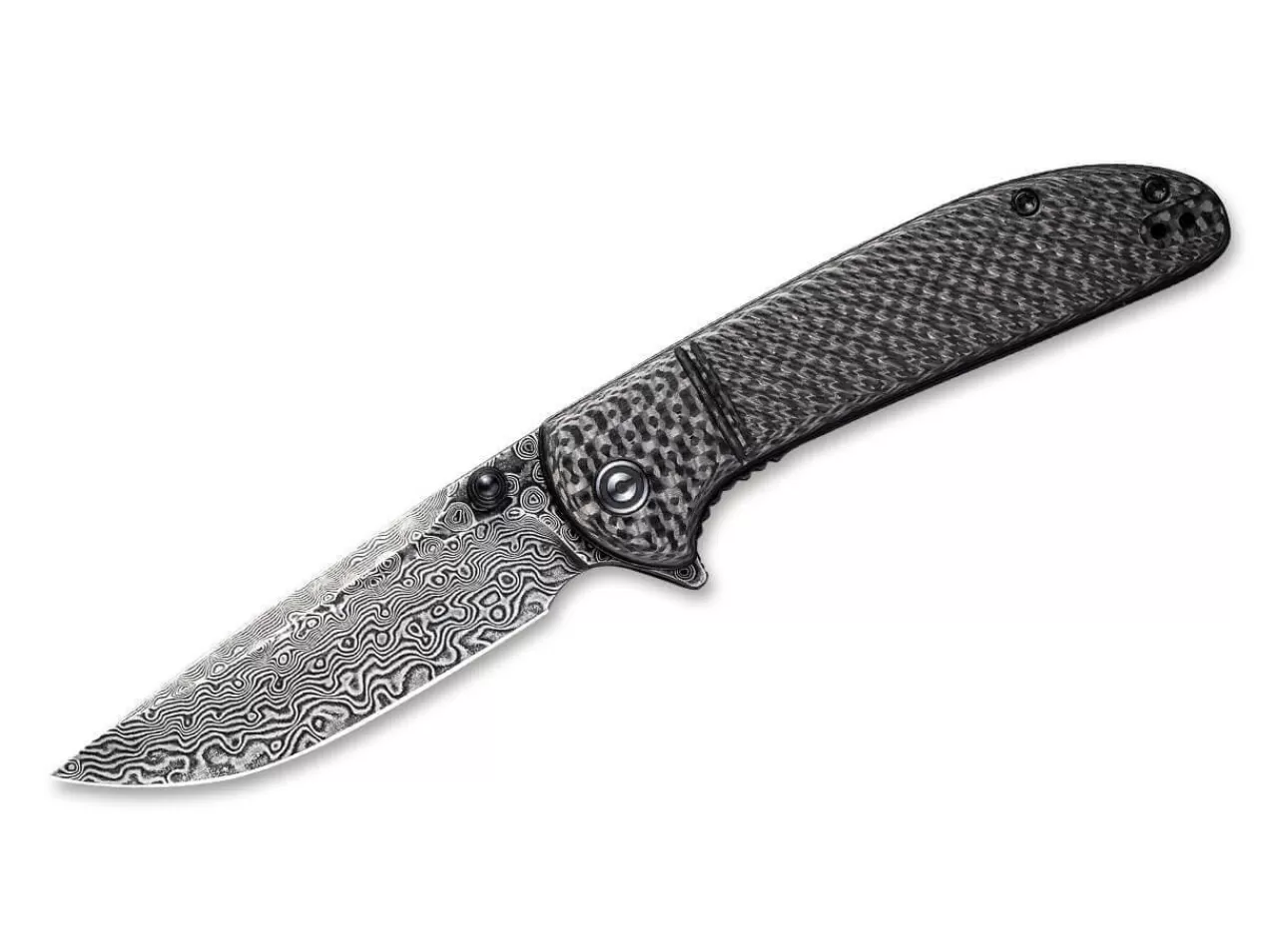 CIVIVI Badlands Vagabonds Damascus Carbon Black Flash Sale