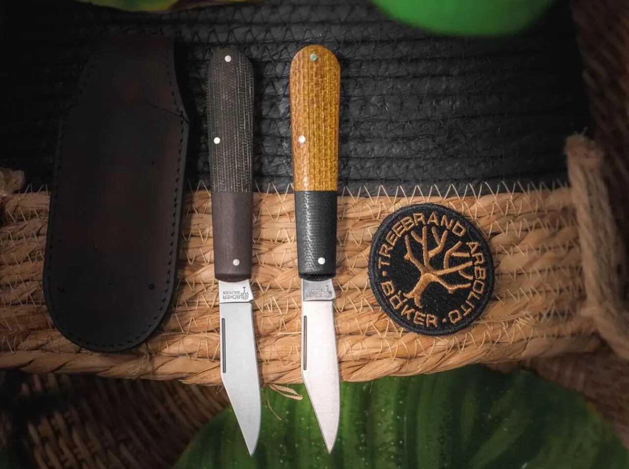 Böker Manufaktur Solingen Barlow Integral Canvas Micarta Schwarz Flash Sale