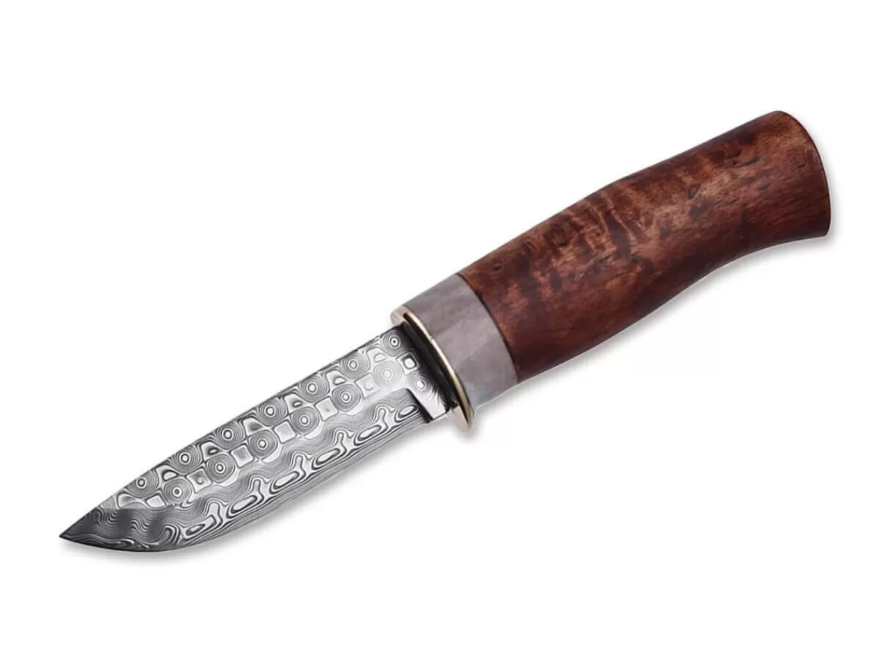 Karesuando Jagdmesser<Baver 8 Damasteel Rose