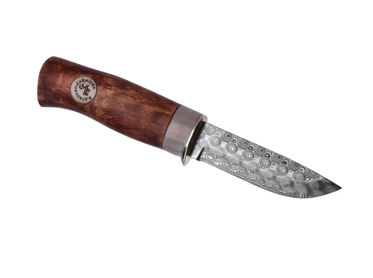 Karesuando Jagdmesser<Baver 8 Damasteel Rose