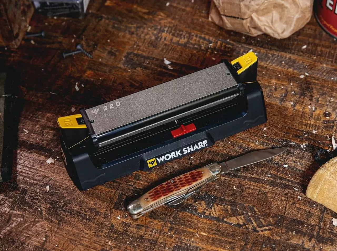 Work Sharp Manuelle Schärfsysteme<Benchstone Knife Sharpener