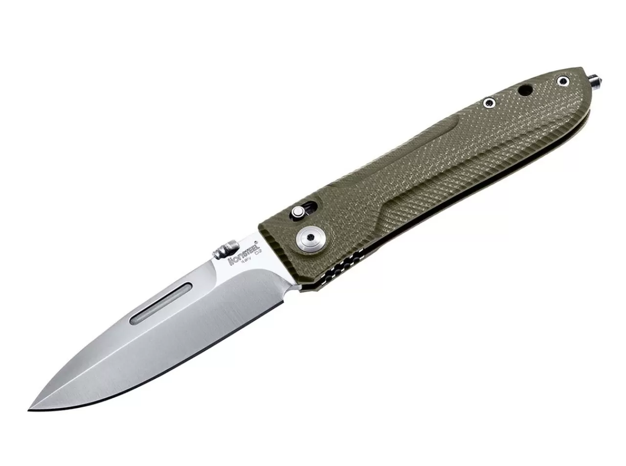 LionSteel Big Daghetta G10 Green Satin New