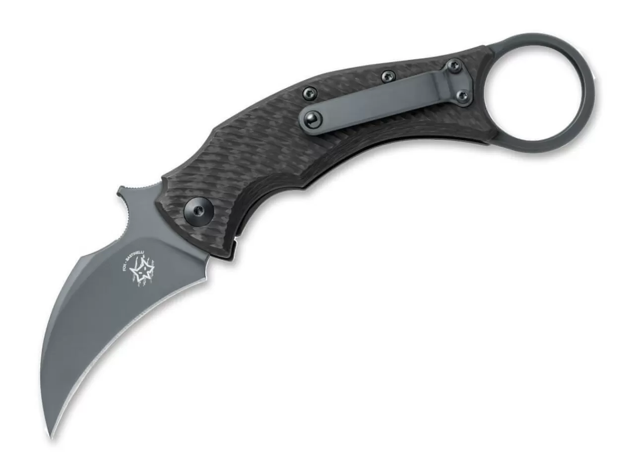 Fox Knives Blackbird Titanium Black Fashion