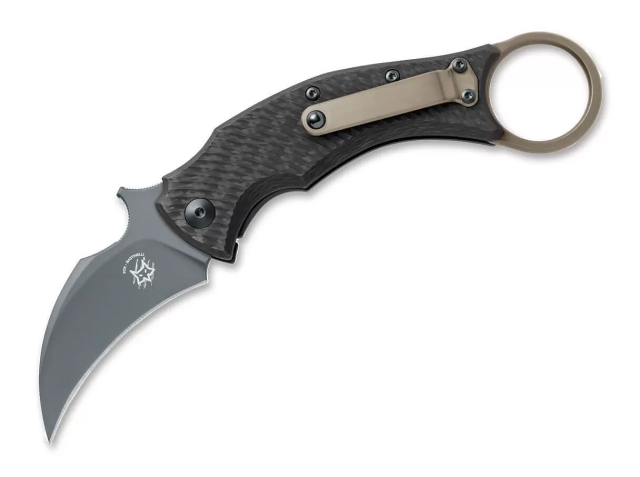 Fox Knives Blackbird Titanium Bronze Outlet