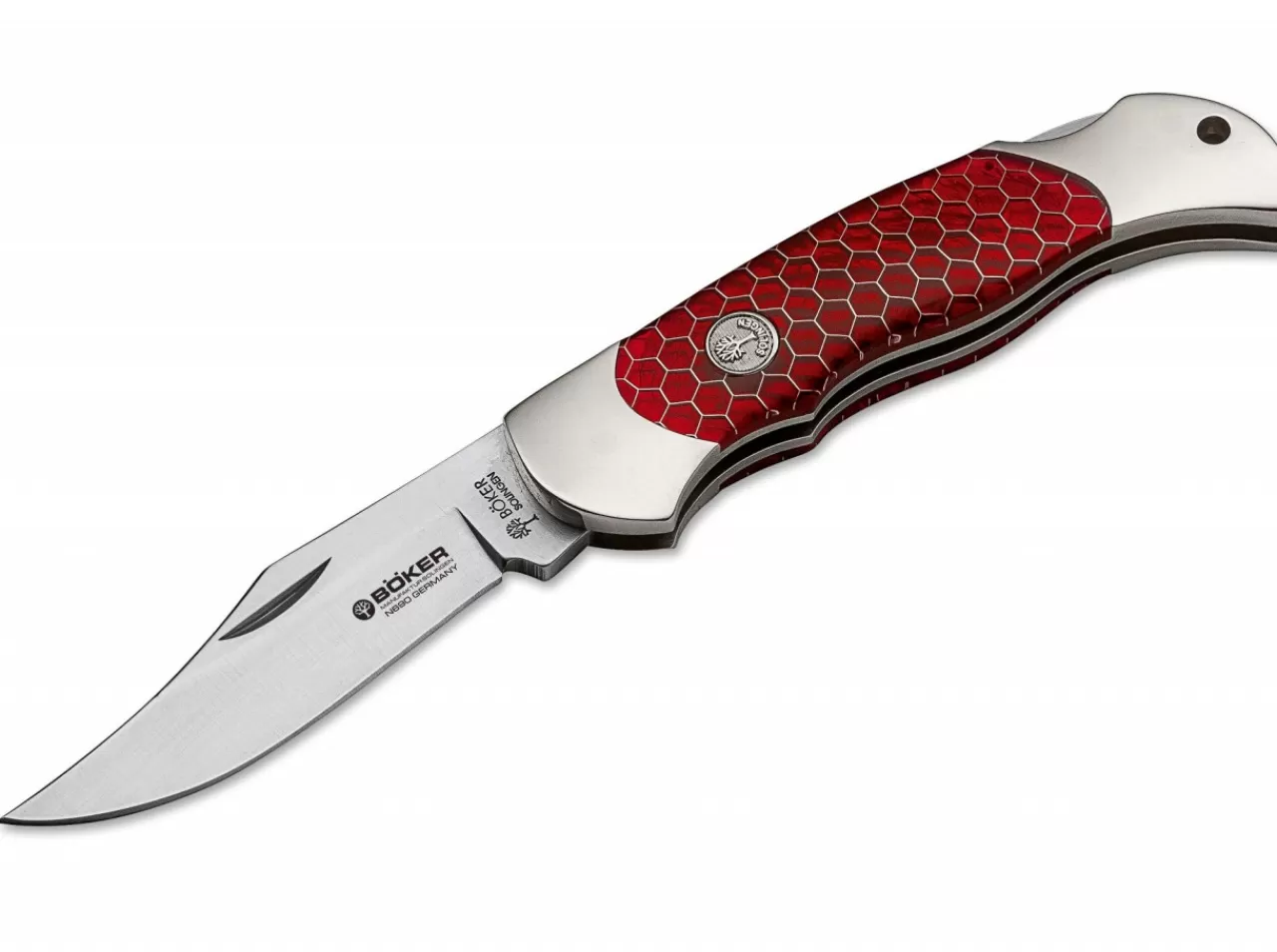 Böker Manufaktur Solingen Boy Scout Honeycomb Red Best