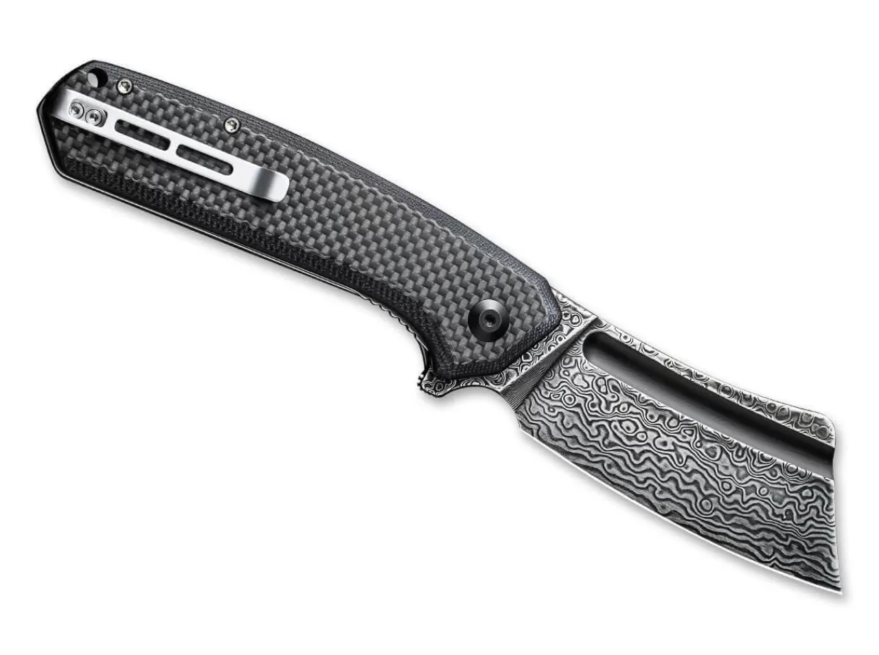 CIVIVI Bullmastiff Damascus Carbon New