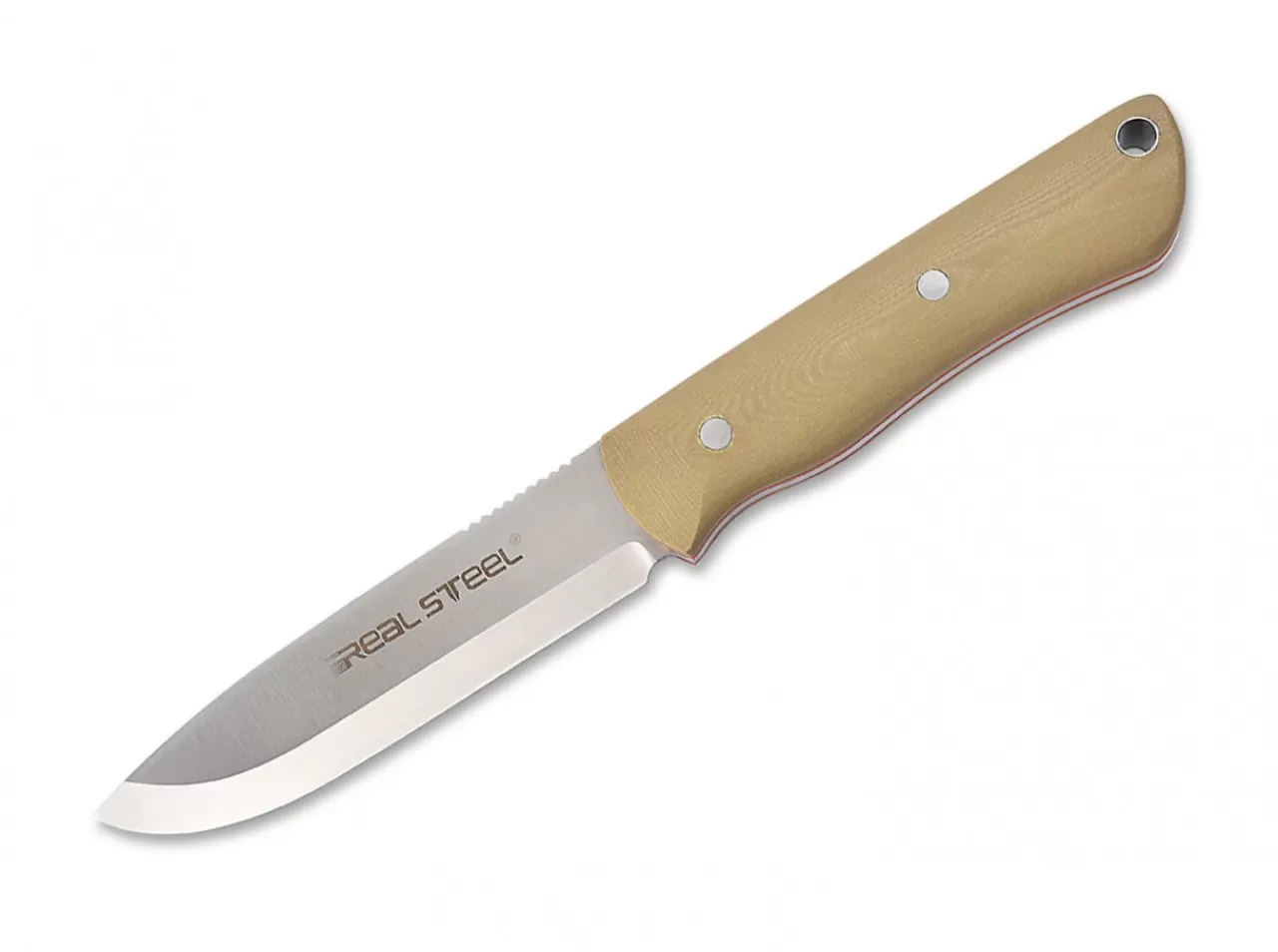 Real Steel Outdoormesser<Bushcraft Coyote