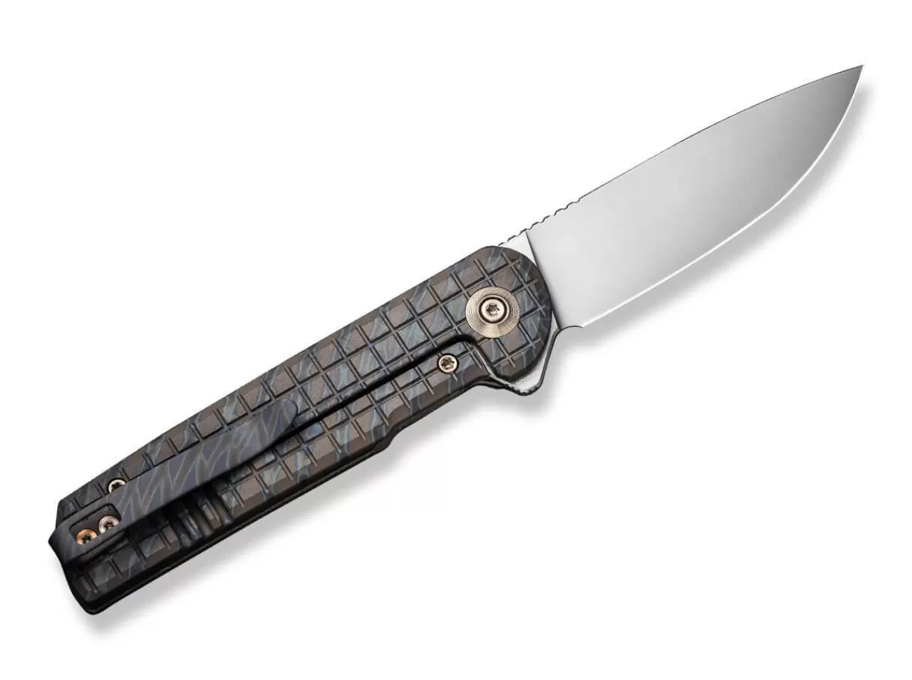 WE Knife Charith Frag Flamed Titanium Ltd Flash Sale