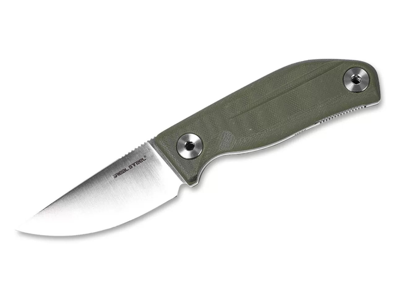 Real Steel Edc-Messer<Cvx-80 Olive Green