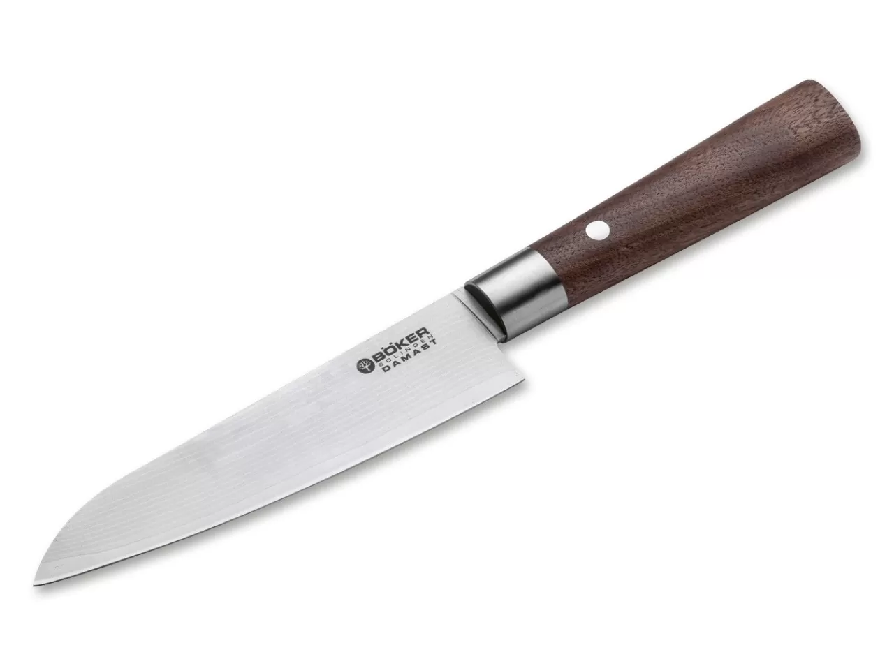 Böker Manufaktur Solingen Damastmesser<Damast Walnuss Santoku