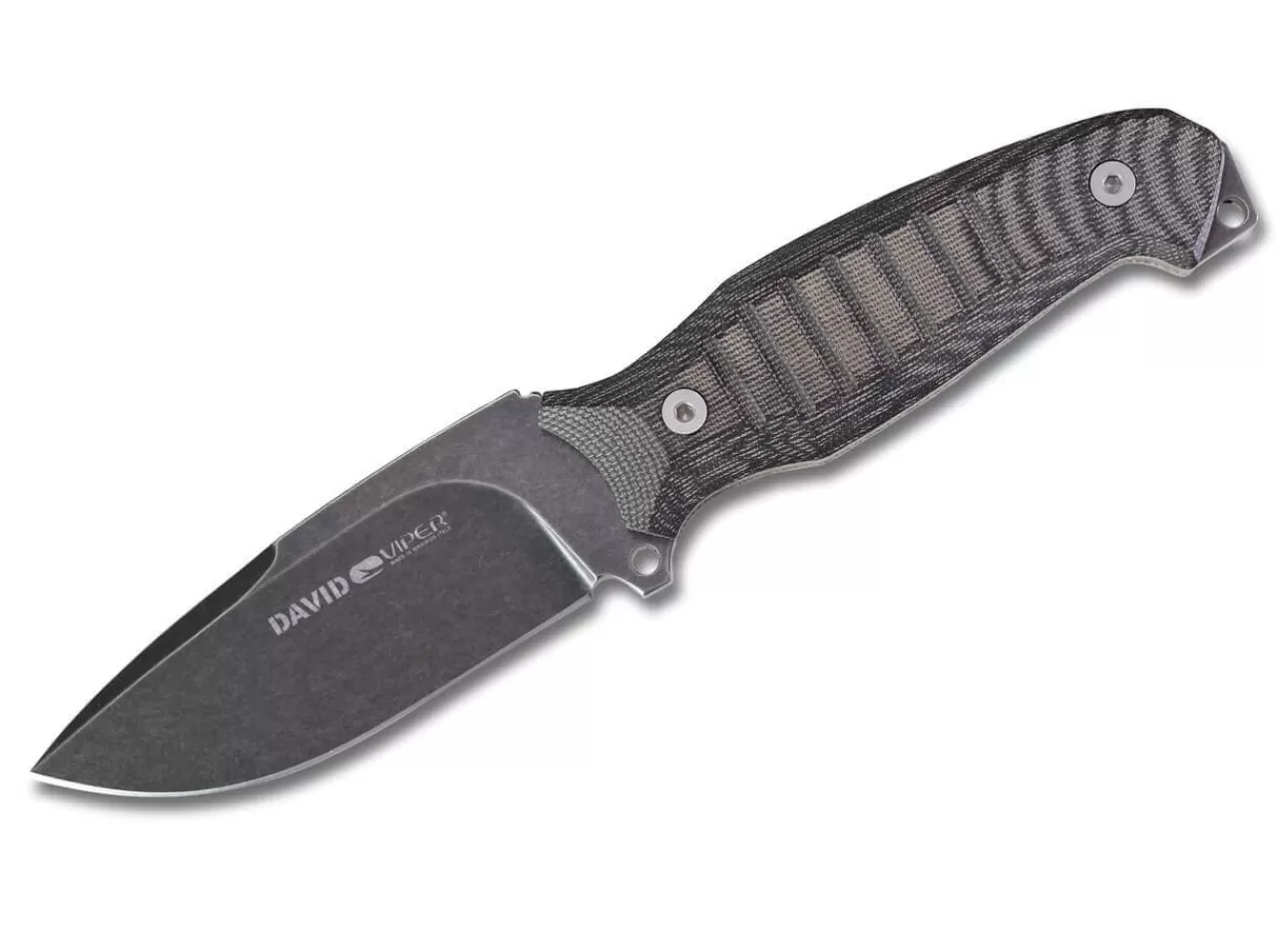 Viper Jagdmesser<David Evolution Black Micarta