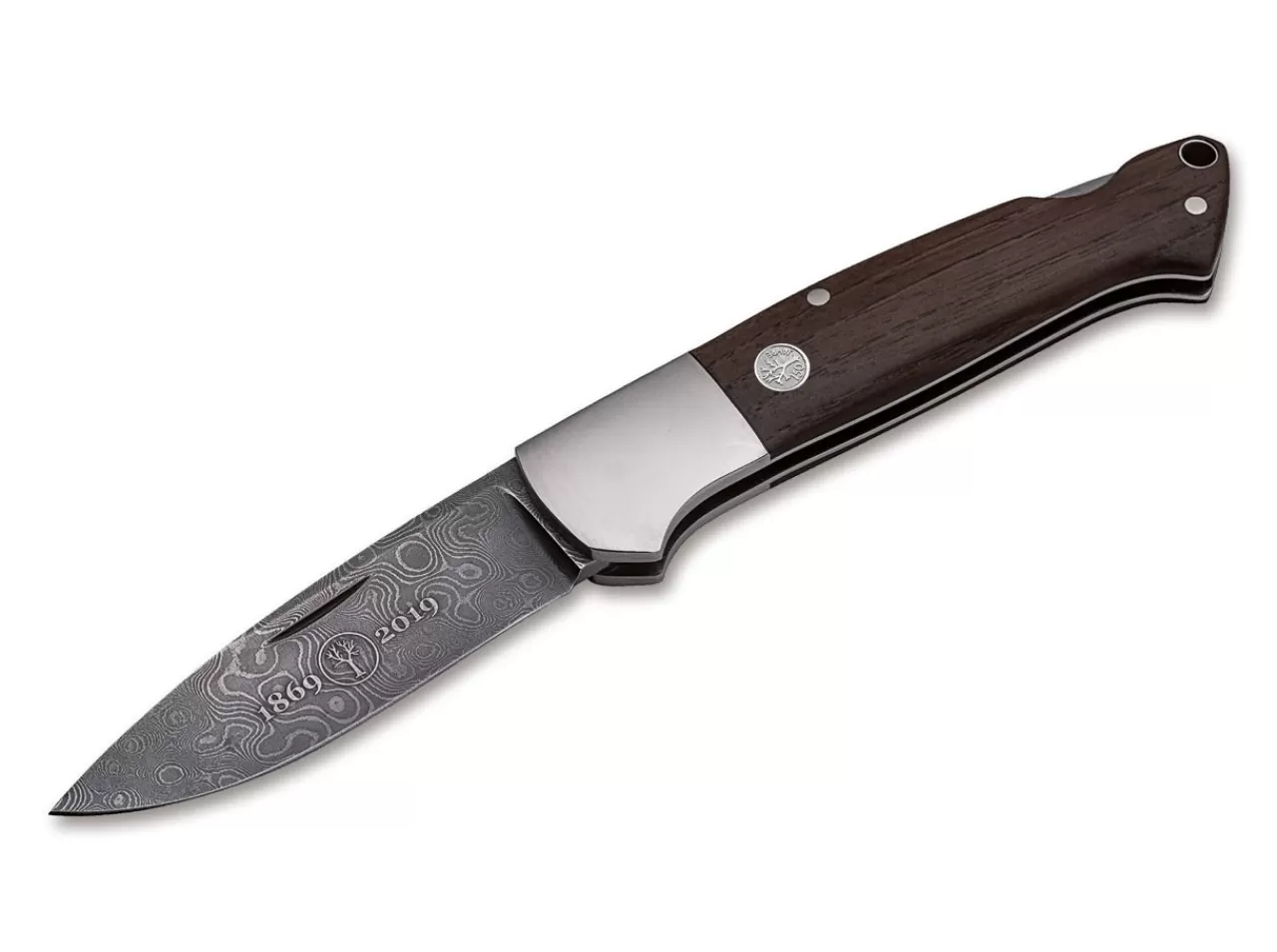 Böker Manufaktur Solingen Davis Classic Hunter Dampfmaschinen-Damast Best Sale