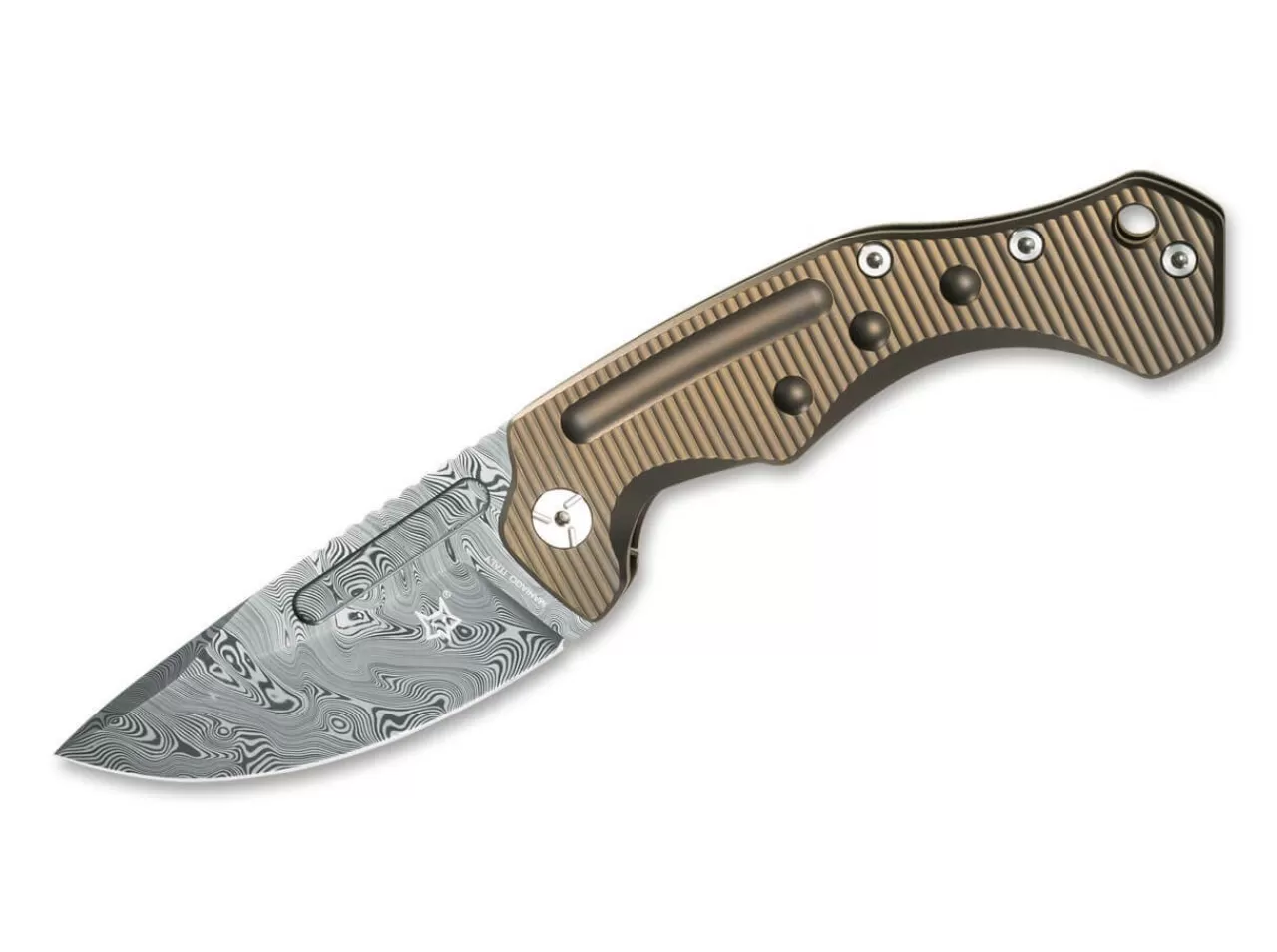 Fox Knives Desert Fox Damascus Desert Shop