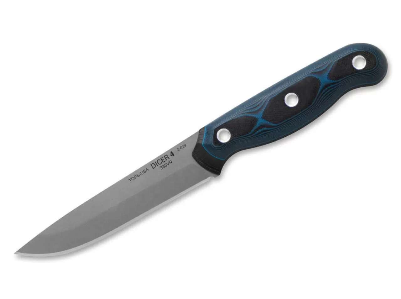 TOPS Knives Bushcraftmesser<Dicer 4 Steak Knife Blue