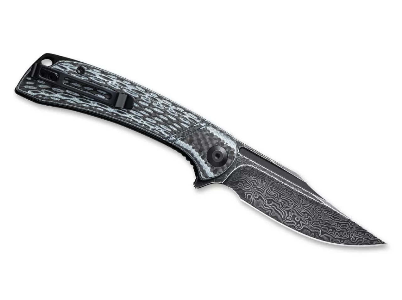 CIVIVI Dogma Damascus Carbon White Best Sale