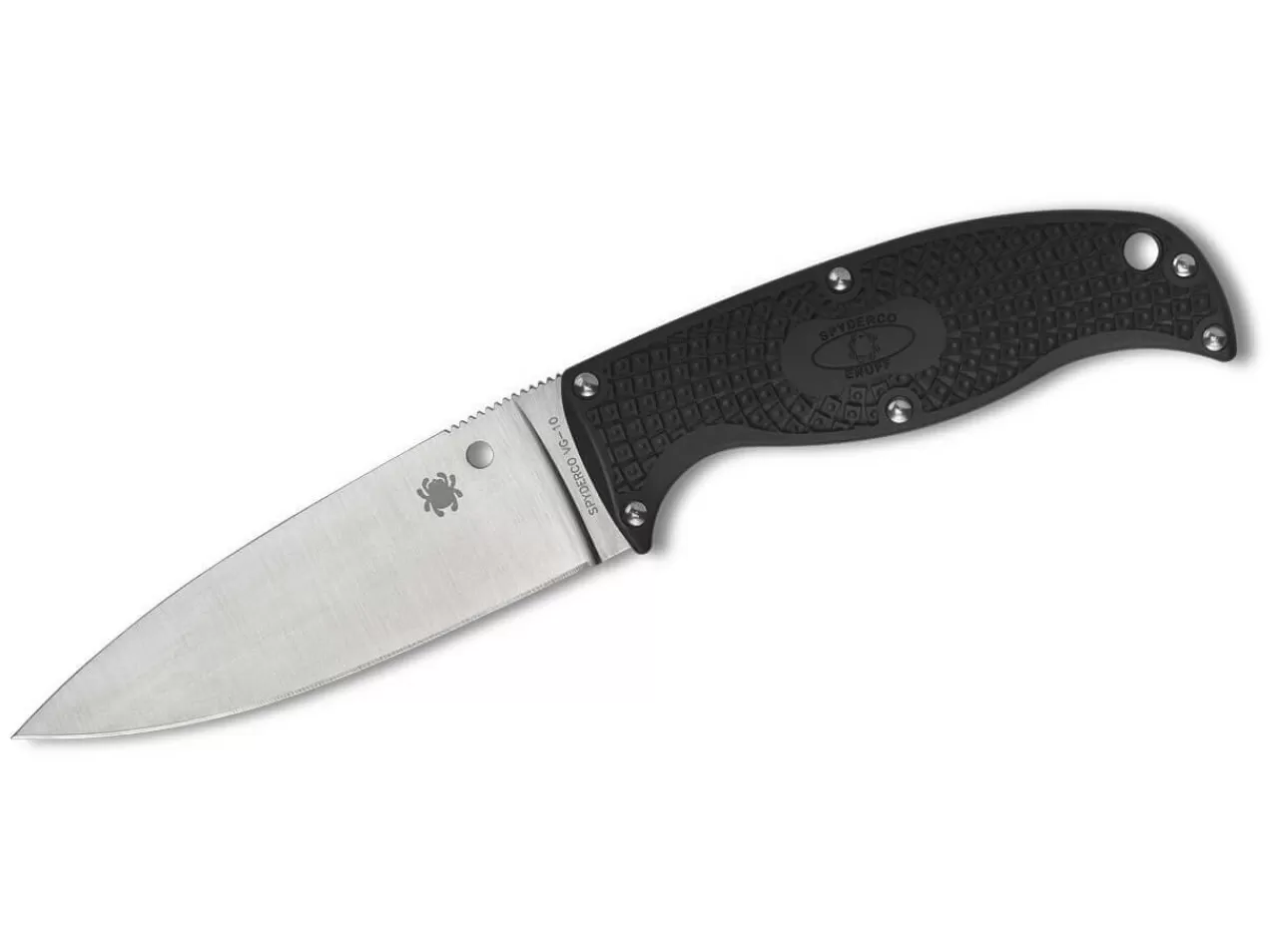 Spyderco Edc-Messer<Enuff 2 Black Plainedge