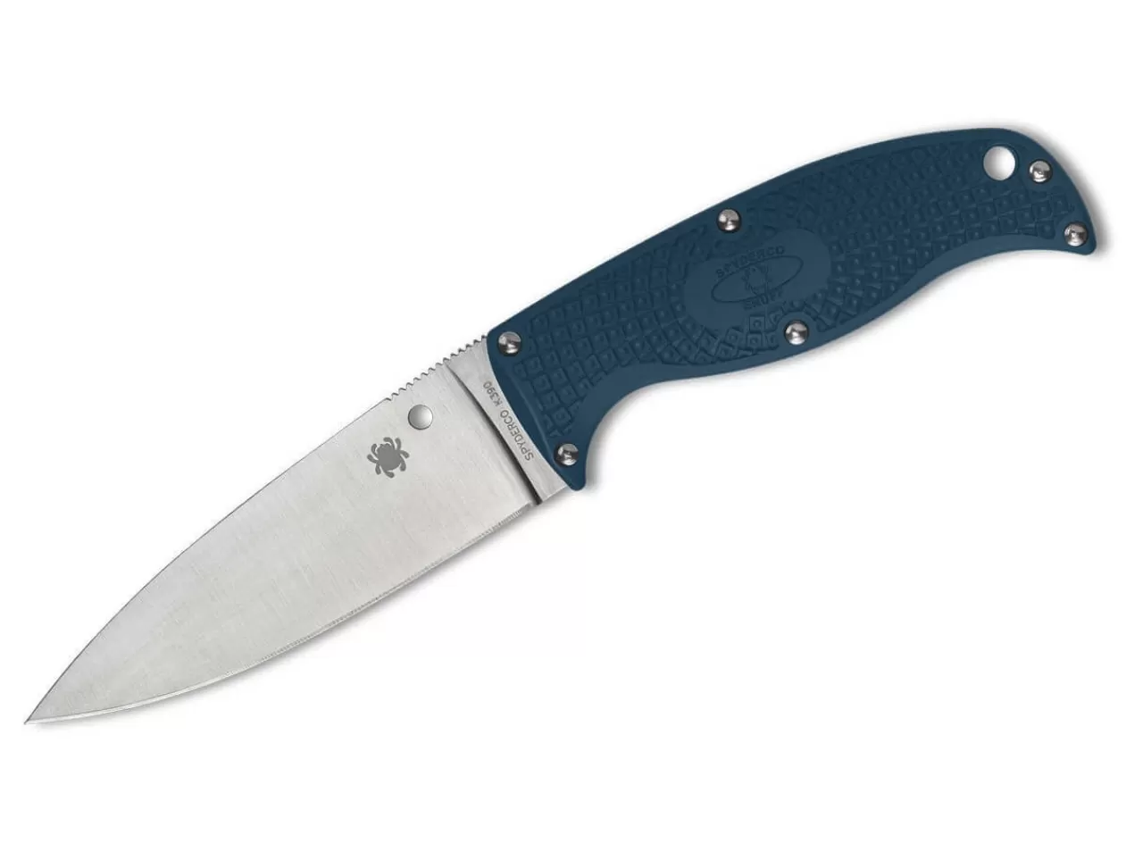 Spyderco Edc-Messer<Enuff 2 K390 Blue Plainedge