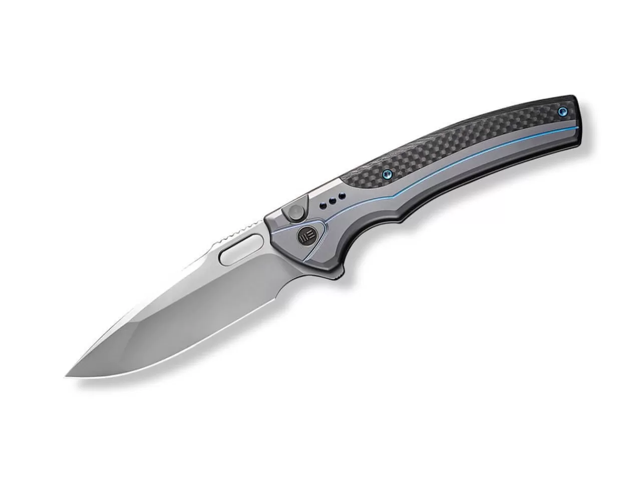 WE Knife Exciton Titanium Cf Grey & Blue Ltd Fashion