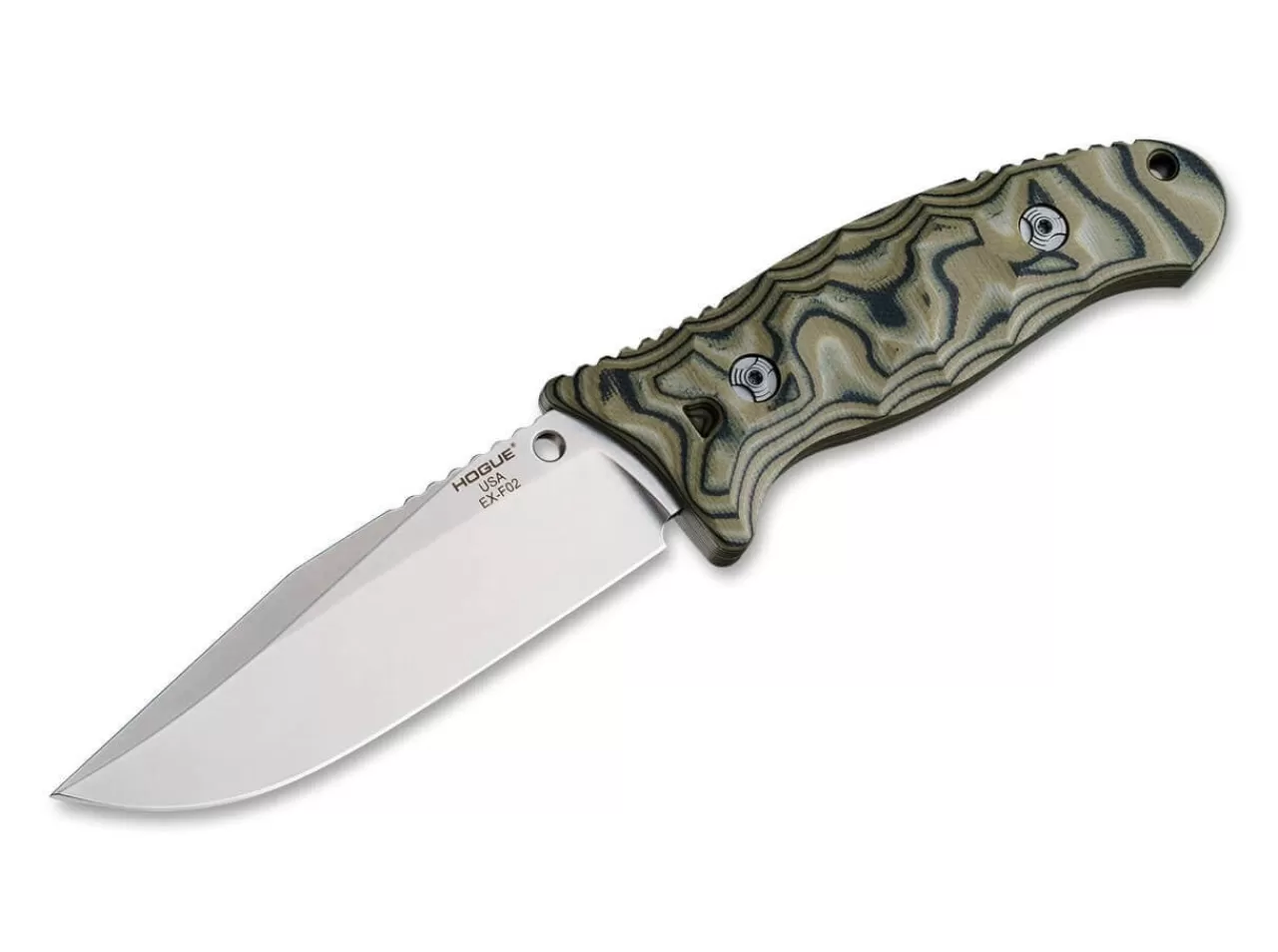 Hogue Outdoormesser<Ex-F02 4.5 Satin G-Mascus Green