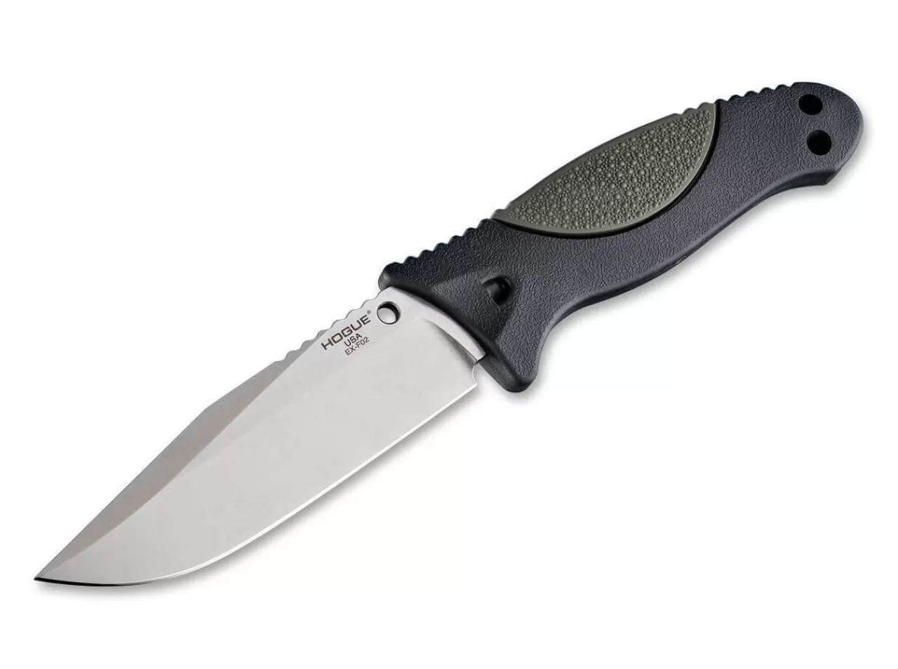 Hogue Taktische Messer<Ex-F02 4.5 Satin Rubber Green