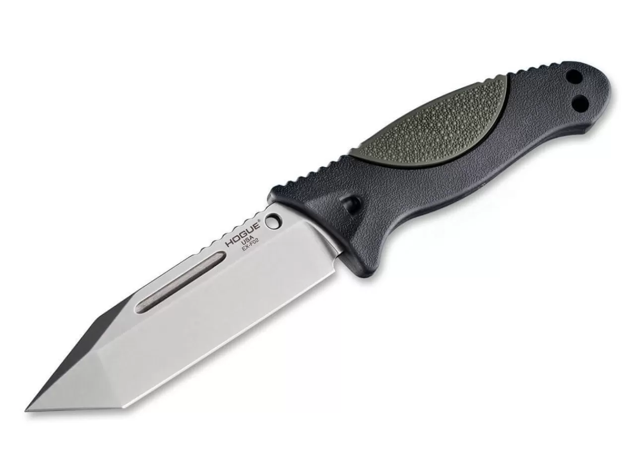 Hogue Taktische Messer<Ex-F02 4.5 Satin Tanto Rubber Green