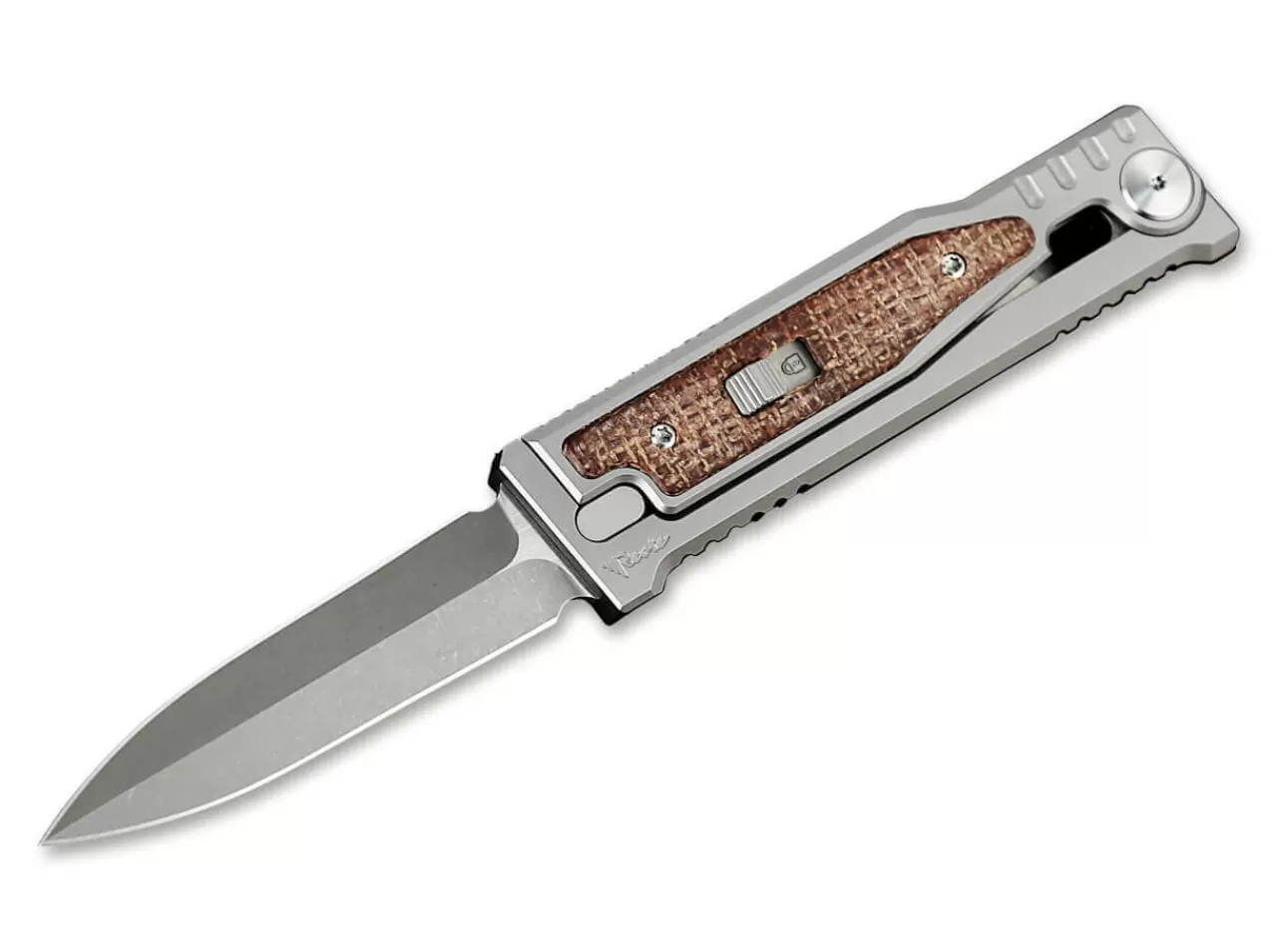 Reate Exo-M Burlap Micarta Double Edge Flash Sale