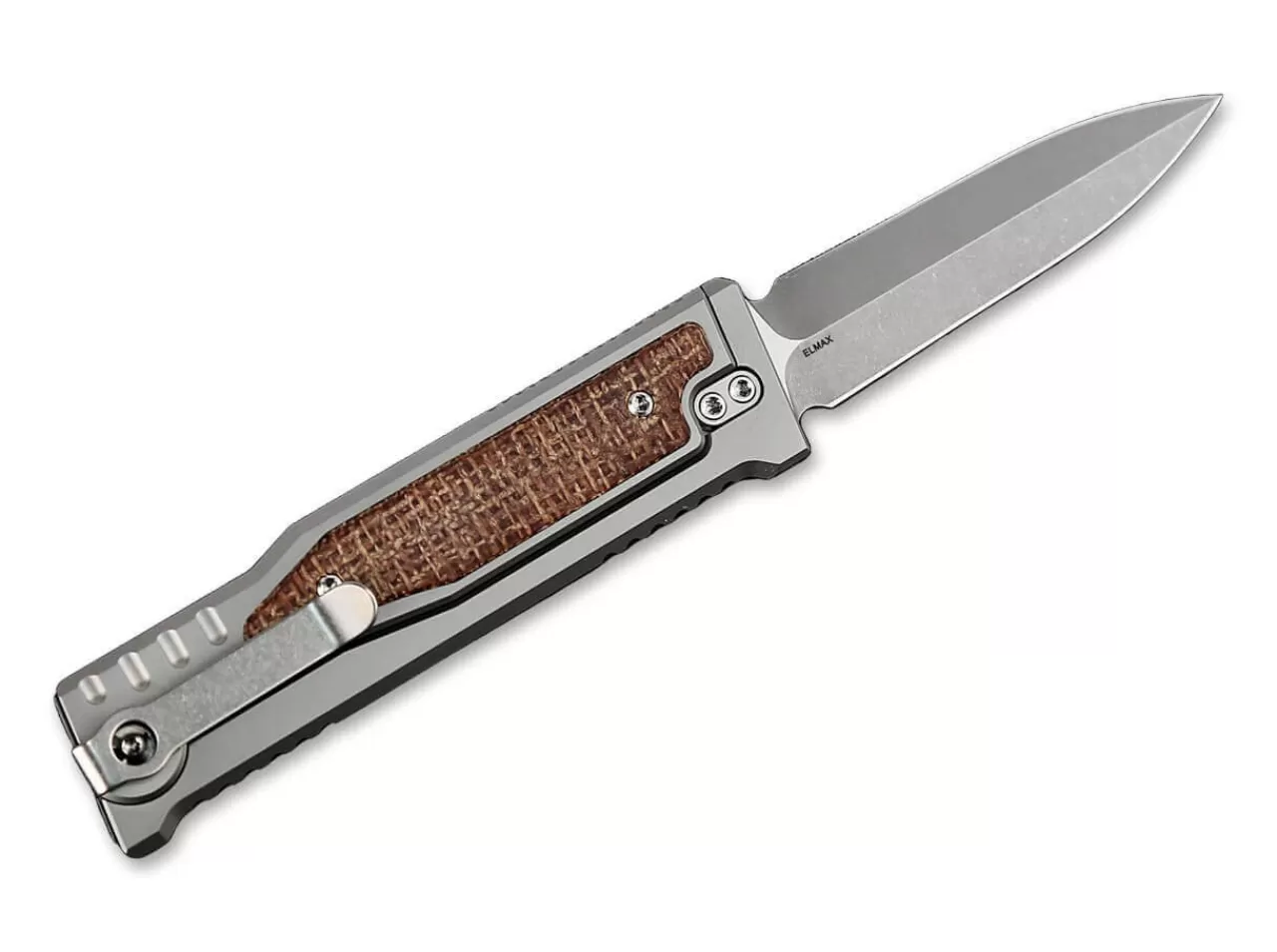 Reate Exo-M Burlap Micarta Double Edge Flash Sale