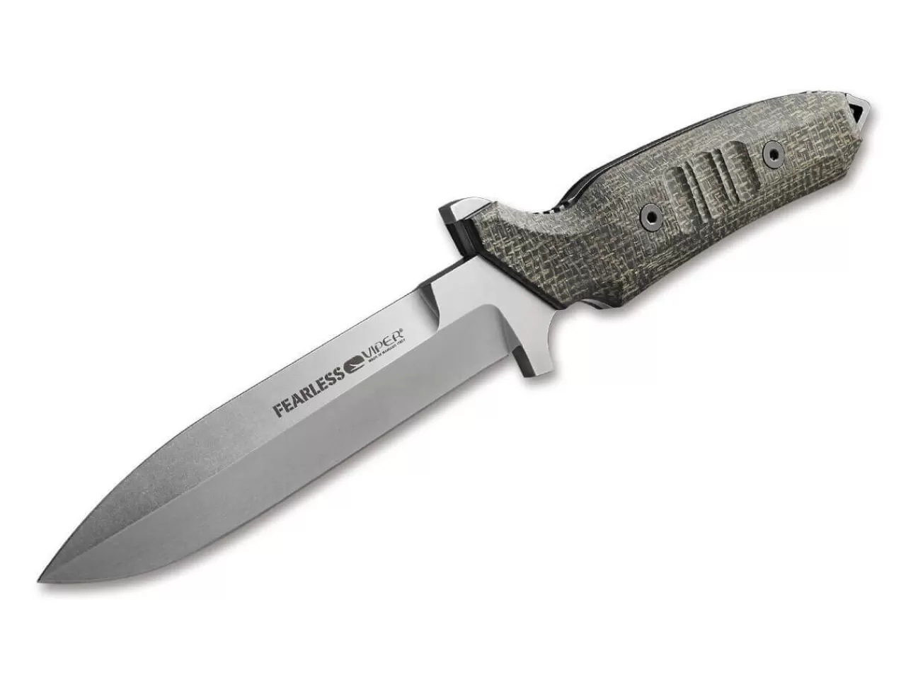 Viper Einsatzmesser<Fearless Burlap Micarta Sw