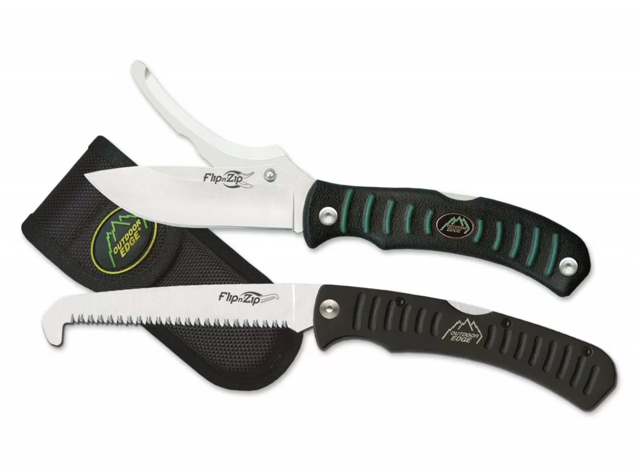 Outdoor Edge Flip N' Zip Saw Combo Black Hot