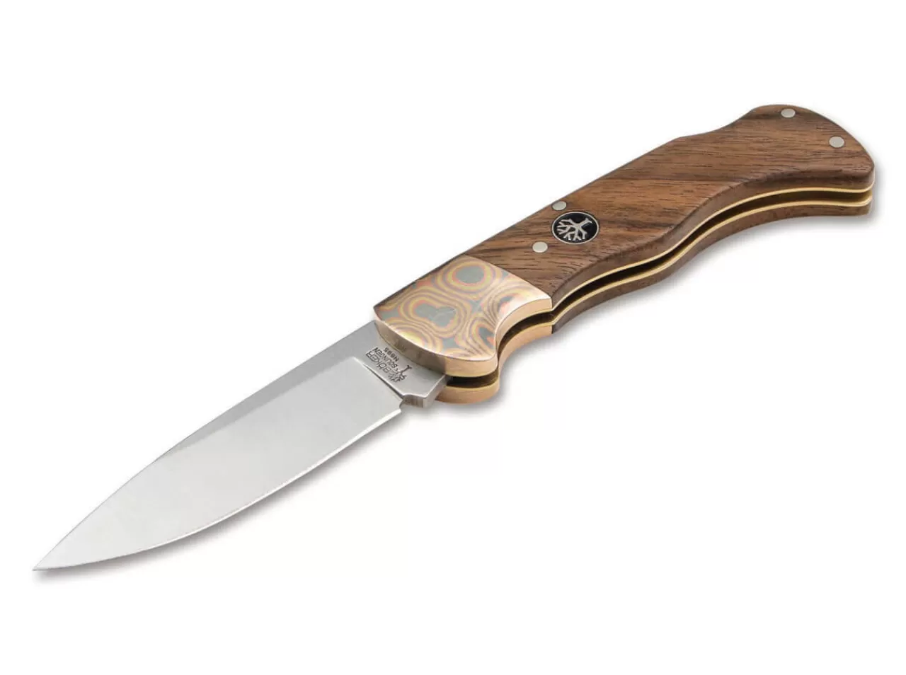 Böker Manufaktur Solingen Folding Hunter Mokume Cheap