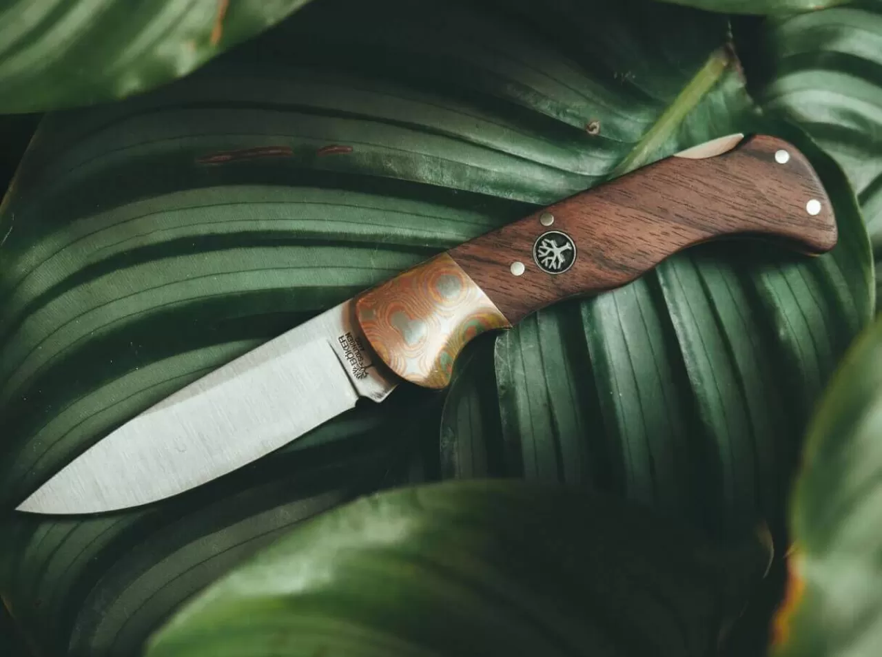 Böker Manufaktur Solingen Folding Hunter Mokume Cheap