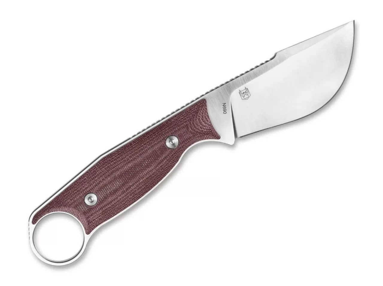 Real Steel Bushcraftmesser<Furrier Skinner Micarta Red