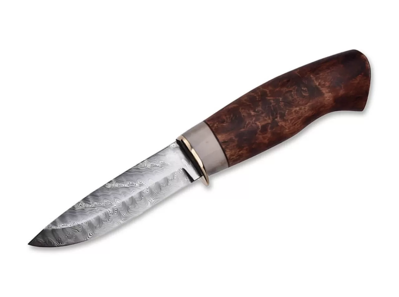 Karesuando Jagdmesser<Galten Exclusive Damasteel Nordic Light