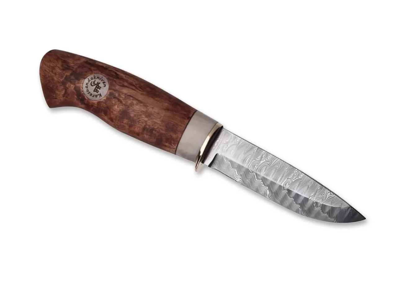 Karesuando Jagdmesser<Galten Exclusive Damasteel Nordic Light