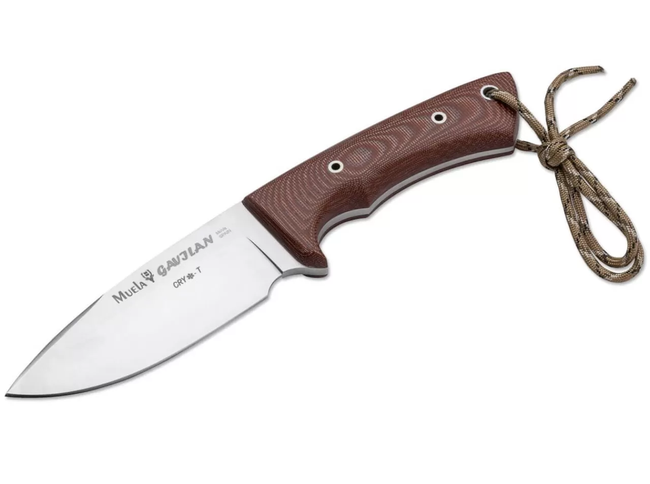 Muela Outdoormesser<Gavilan Micarta Braun