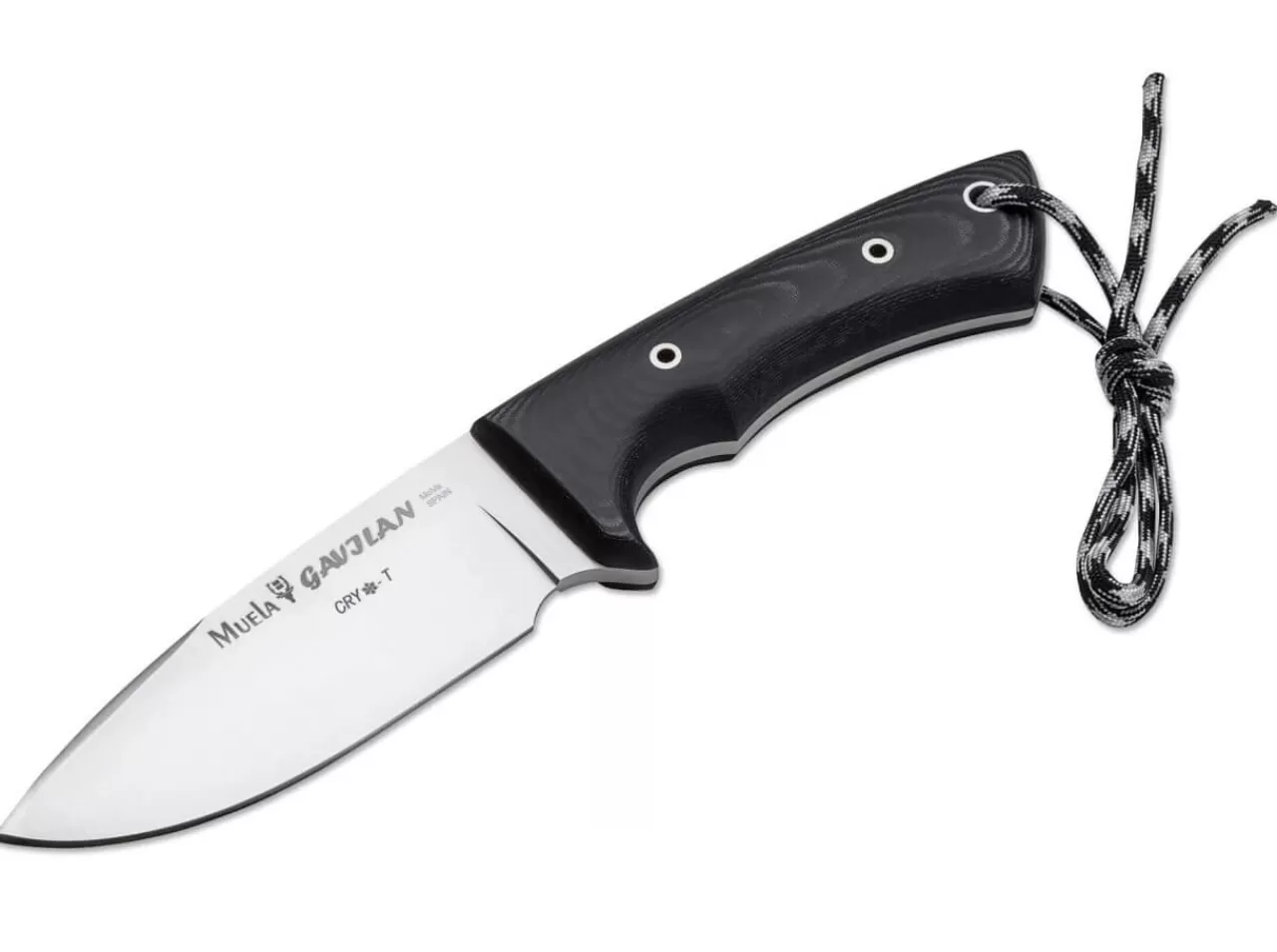 Muela Outdoormesser<Gavilan Micarta Schwarz