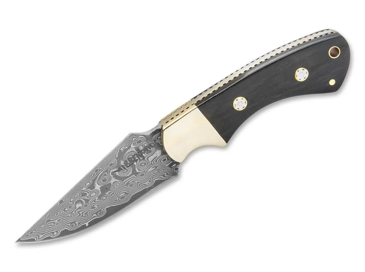 United Cutlery Edc-Messer<Gil Hibben Damascus Sidewinder Knife