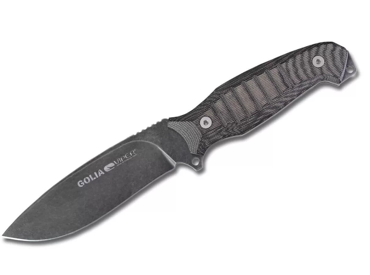 Viper Jagdmesser<Golia Evolution Black Micarta