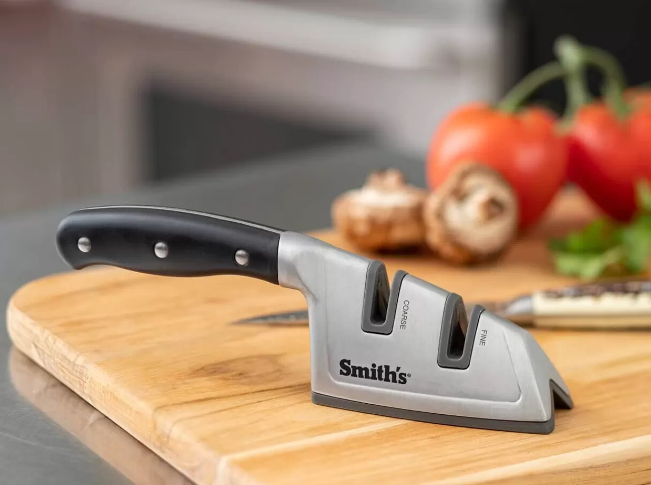 KitchenIQ Manuelle Schärfer<Gourmet Edge Grip Pull-Through Sharpener