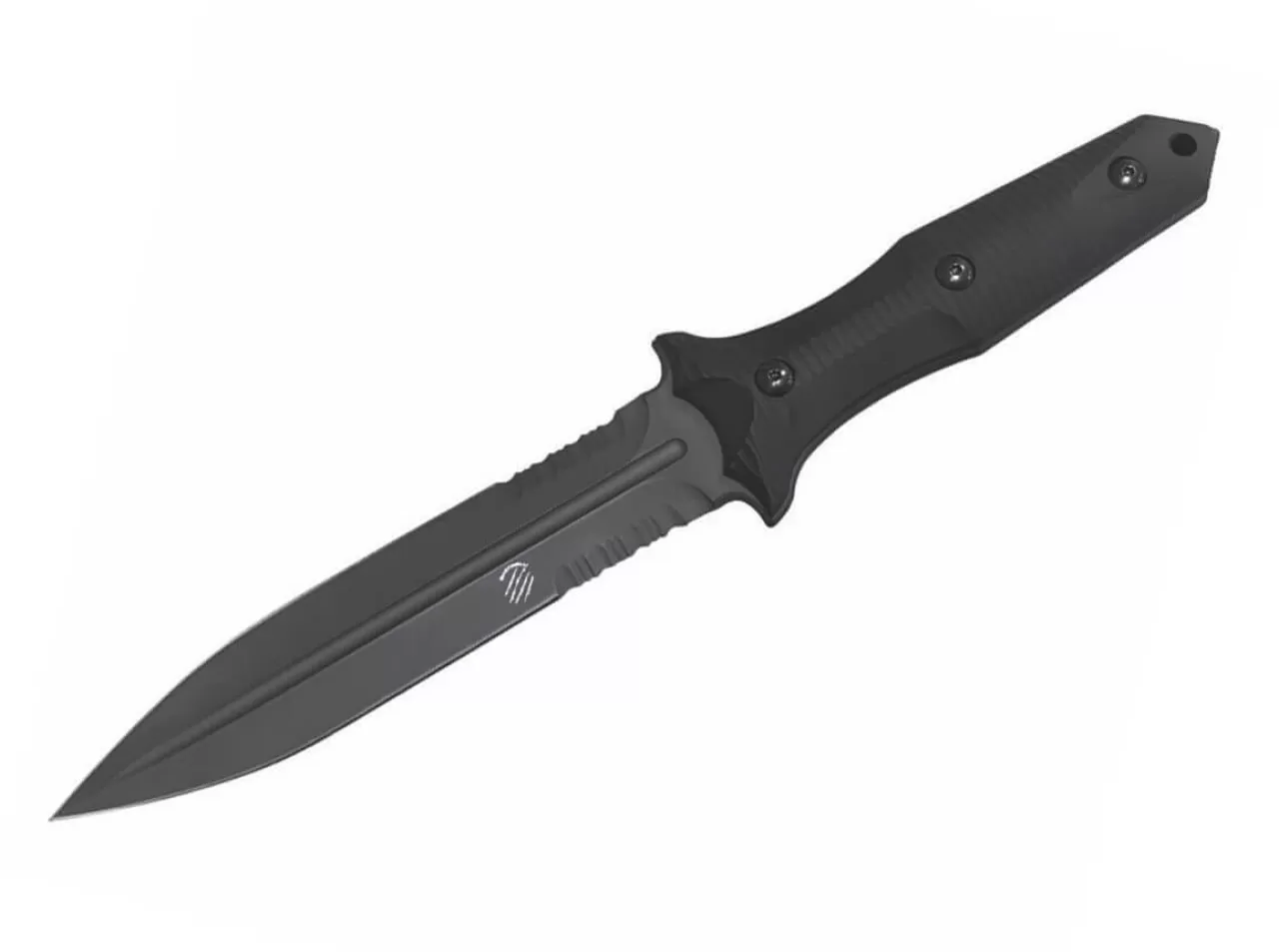 Bastinelli Knives Einsatzmesser<Grozo Black Serrated