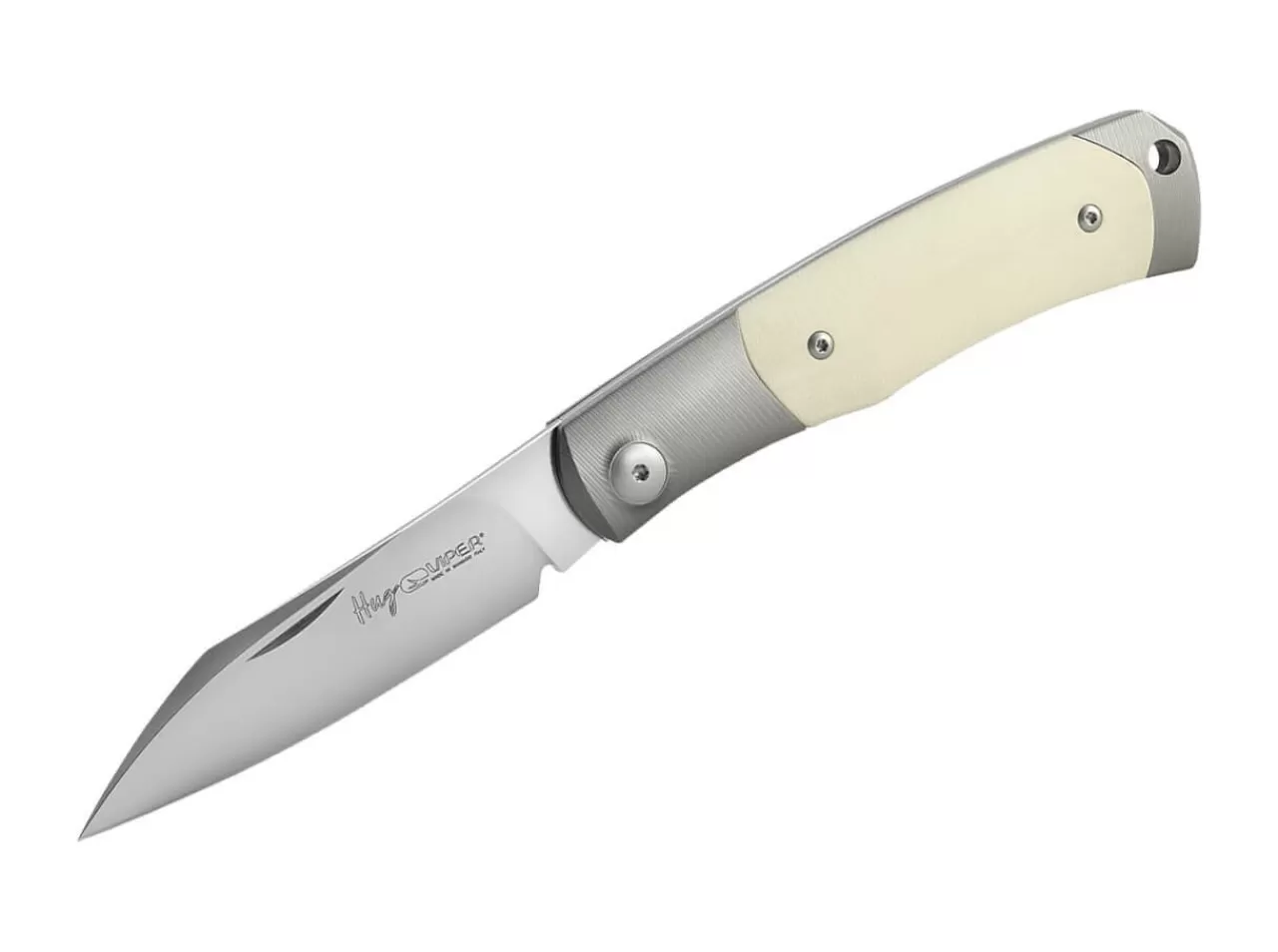 Viper Hug Ii Titanium G10 Ivory New