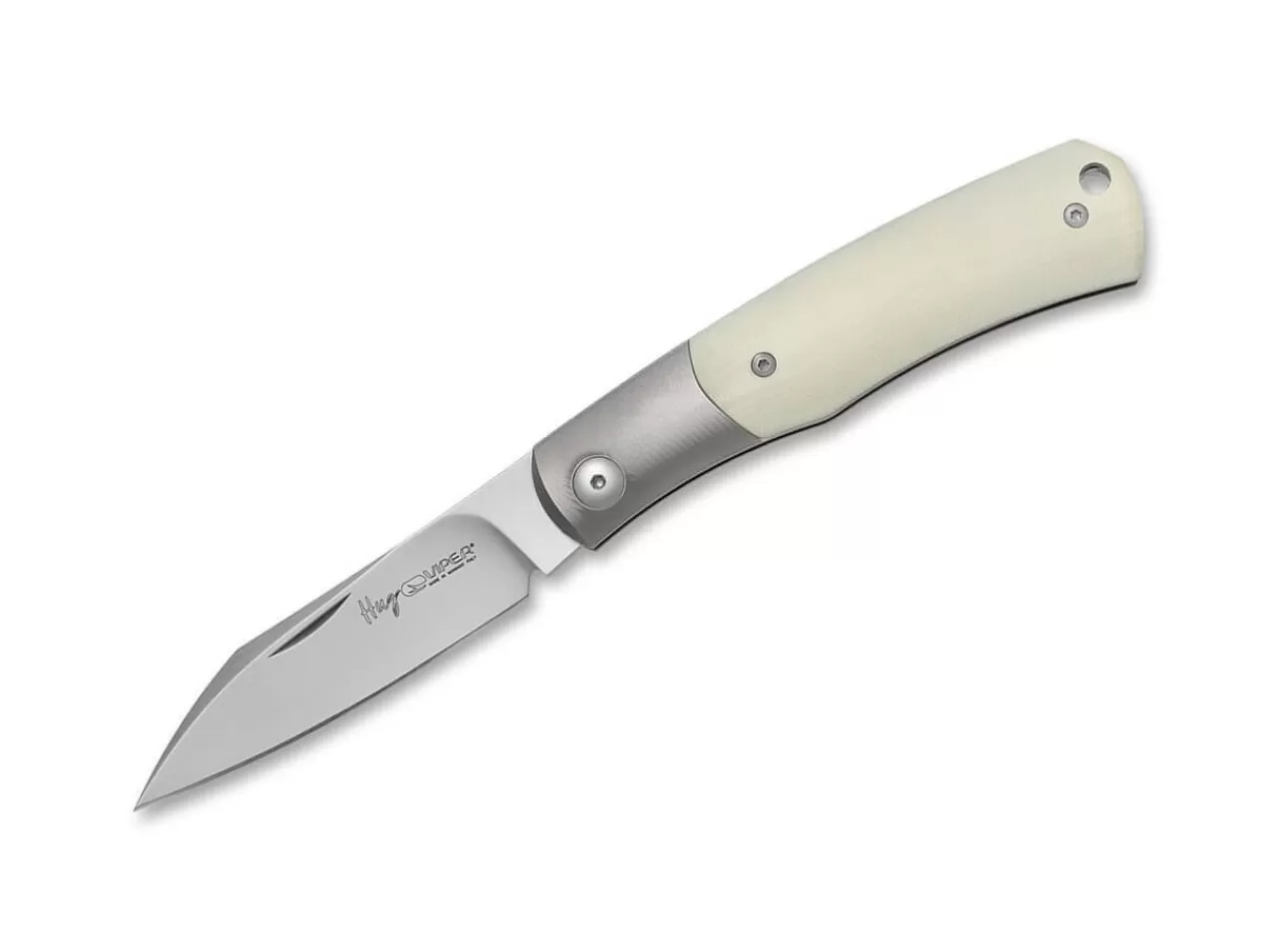 Viper Hug Titanium G10 Ivory Best