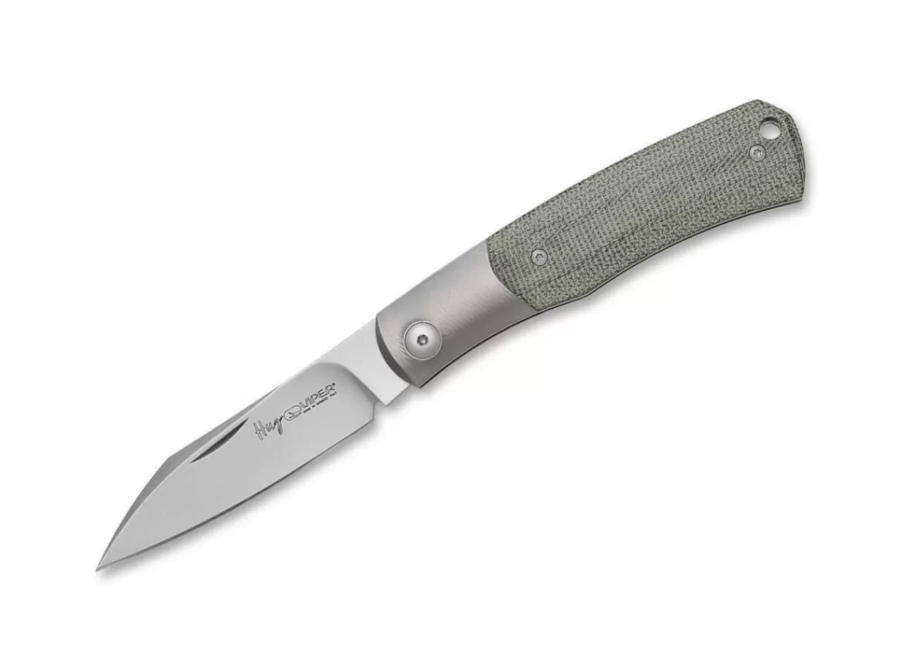 Viper Hug Titanium Micarta Green Hot