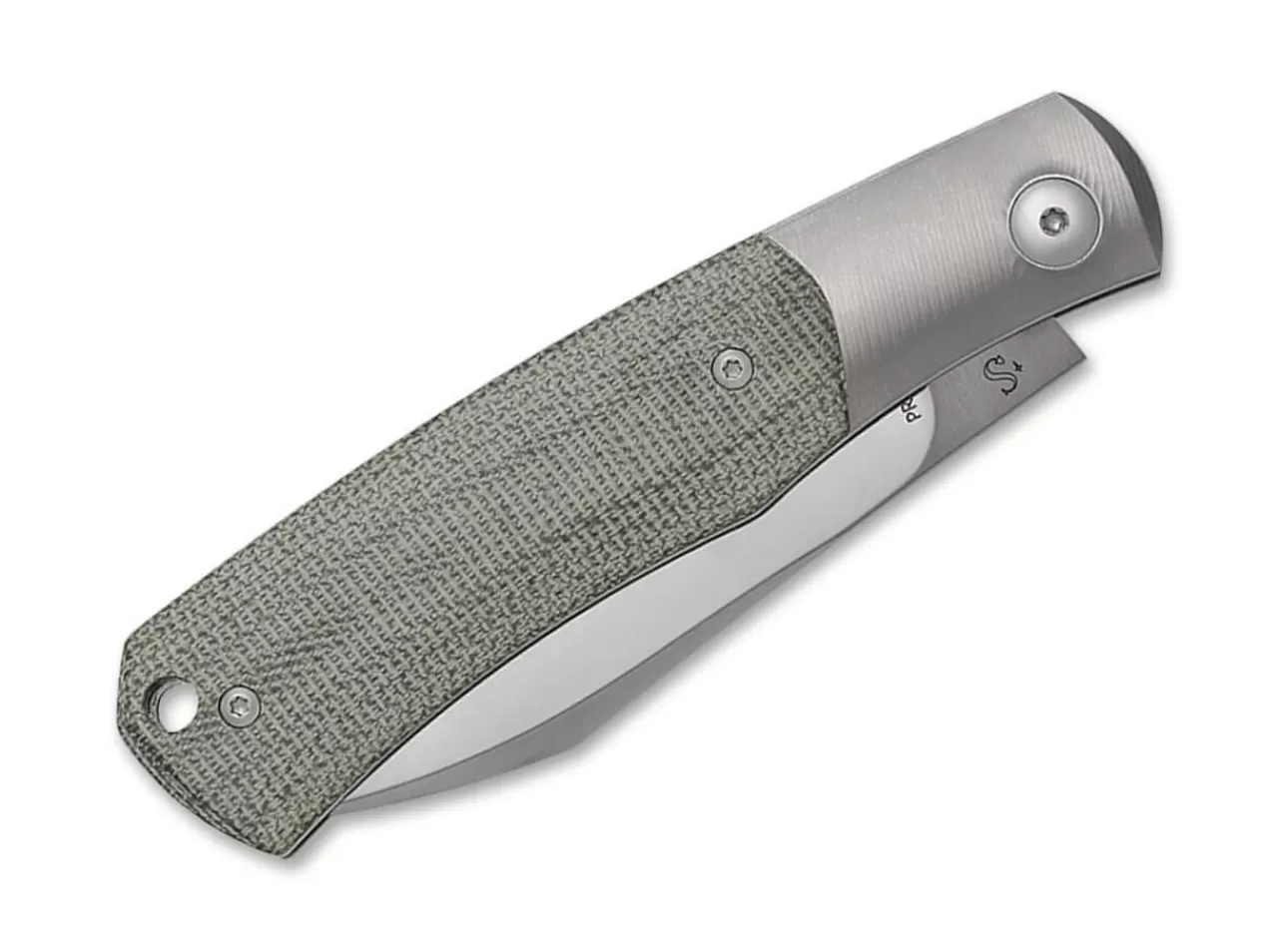 Viper Hug Titanium Micarta Green Hot